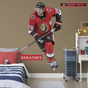 Connor Brown for Ottawa Senators: RealBig Officially Licensed NHL Removable Wall Decal Life-Size Athlete + 2 Decals (72"W x 76"H