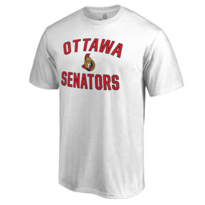 Men's White Ottawa Senators Victory Arch T-Shirt