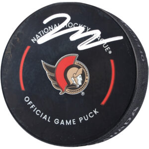 Jake Sanderson Ottawa Senators Autographed Official Game Puck