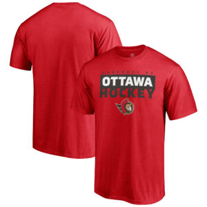 Men's Fanatics Branded Red Ottawa Senators Gain Ground T-Shirt