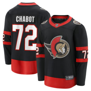 Men's Fanatics Branded Thomas Chabot Black Ottawa Senators Home Breakaway Jersey