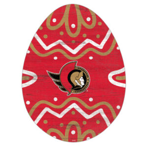 Ottawa Senators 12" Easter Egg Cutout Sign